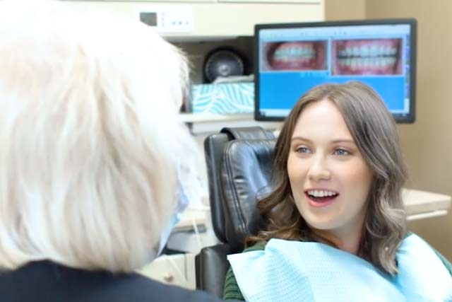 discount on needed treatments actual patient smiling