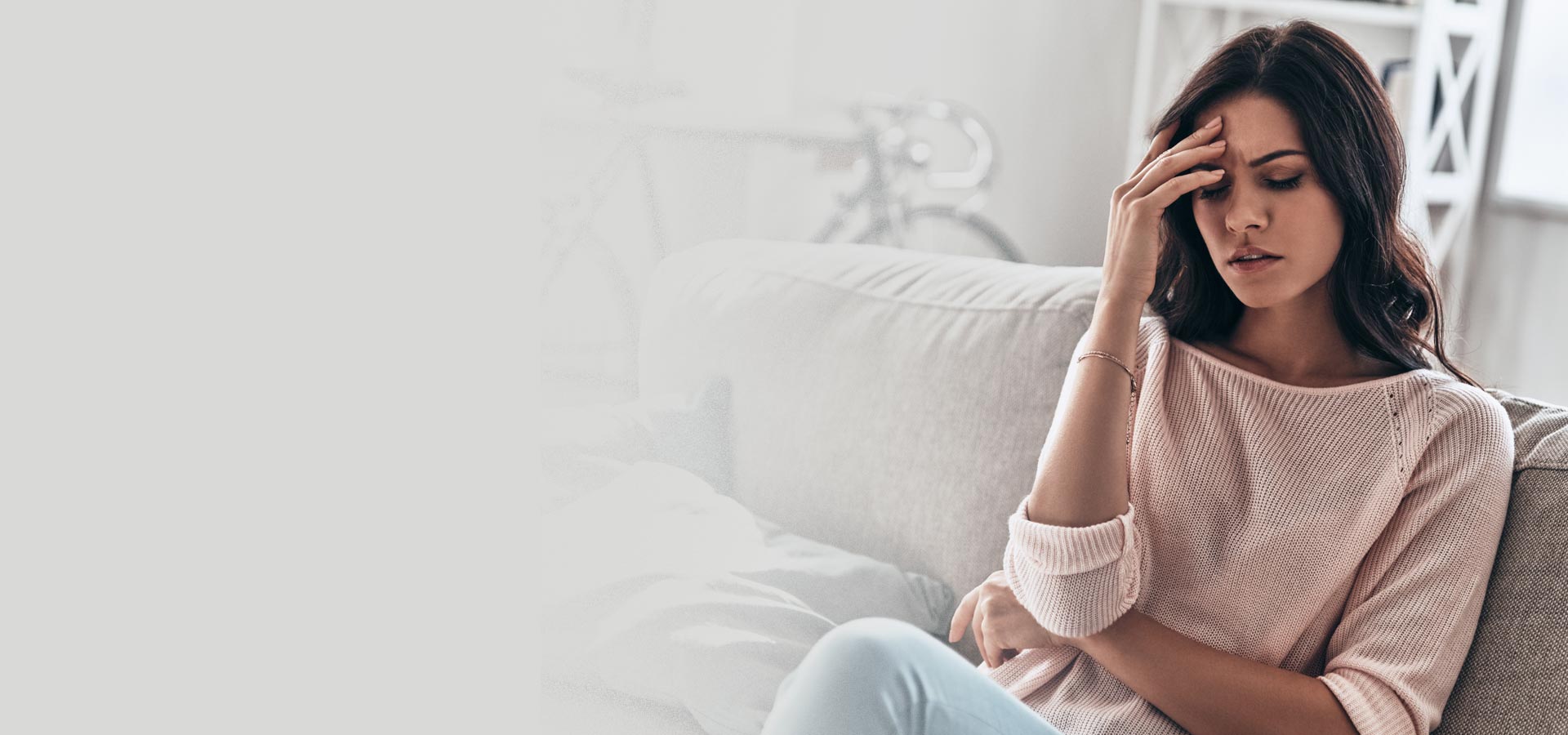 tmj-treatment tmj treatment woman with migraine