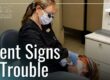 dental hygienist with patient